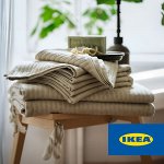 💯 iKEA. Текстиль для ванной комнаты