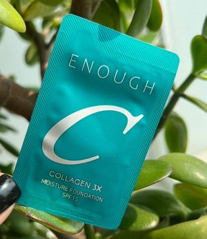 (пробник) Тональный крем с тройным коллагеном 21N, Enough Collagen 3x Moisture Foundation SPF 15