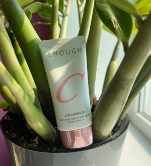 Увлажняющий тонирующий солнцезащитный крем, Enough Collagen 3X Moisture Tone Up Sun Cream SPF50+ 50гр