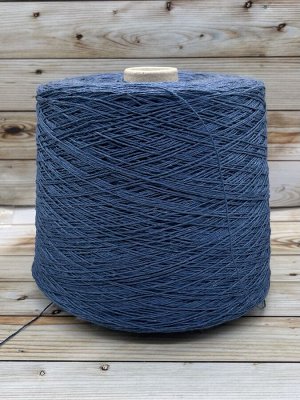 Пряжа для вязания 100 гр, Lino 100% лен 330м/100гр  Jeans (стойкое окрашивание)