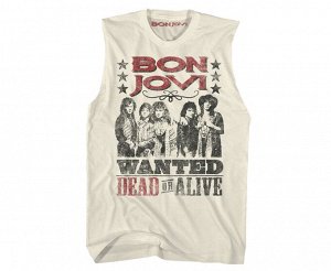 Футболка без рукава майка Bon Jovi.
