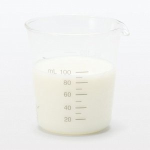 MUJI Heatproof Glass Measuring Cup – мерный стакан из термостойкого стекла с делениями для столовой и чайной ложки