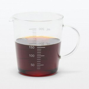 MUJI Heatproof Glass Measuring Cup – мерный стакан из термостойкого стекла 200 мл
