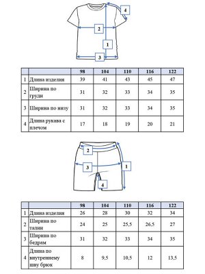Футболка, шорты для мальчика белый,тёмно-синий,красный
