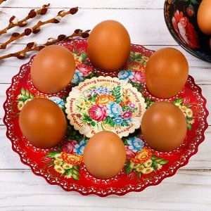 Подставка пасхальная на 6 яиц «Цветочная»