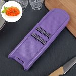Тёрка для корейской моркови, 8.5x27.5x1.5 см, МИКС