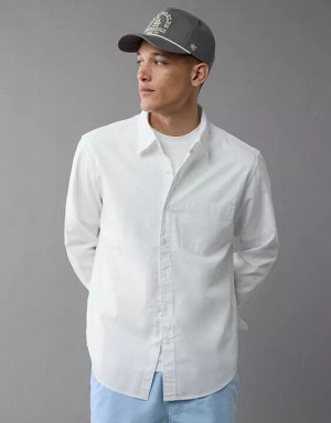 AE Everyday Poplin Button-Up Shirt