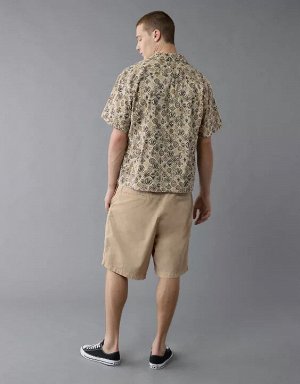 AE Poolside Printed Button-Up Shirt