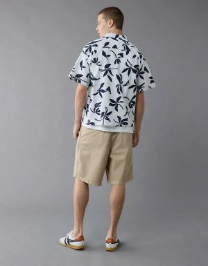 AE Poolside Floral Button-Up Shirt