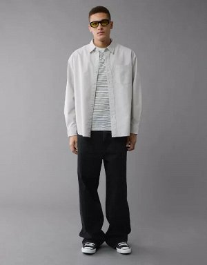 AE Everyday Relaxed Oxford Button-Up Shirt