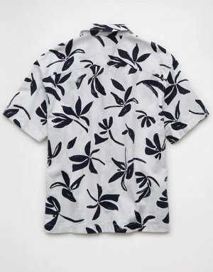 AE Poolside Floral Button-Up Shirt