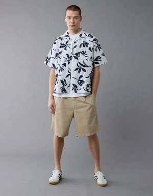 AE Poolside Floral Button-Up Shirt