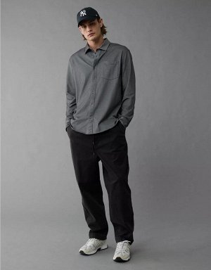 AE 24/7 Club Long Sleeve Button-Up Shirt