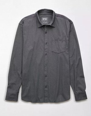 AE 24/7 Club Long Sleeve Button-Up Shirt
