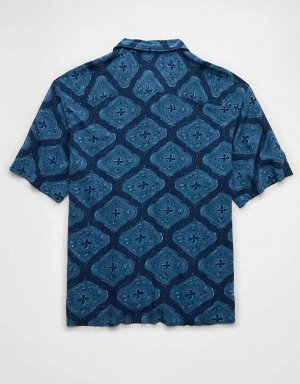 AE Poolside Printed Button-Up Shirt