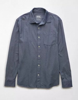 AE 24/7 Club Long Sleeve Button-Up Shirt