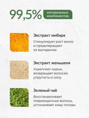 Натуральный шампунь против выпадения волос ECOCLARme 1000 мл