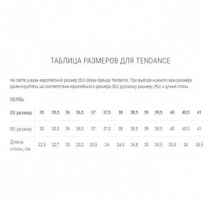 Женские кеды TENDANCE р.39