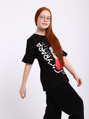 Футболка "Капибара" черный