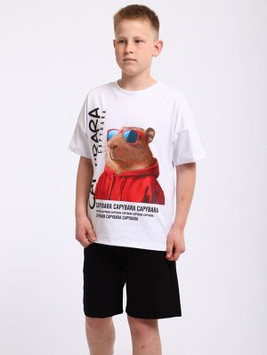 Футболка "Капибара" белый