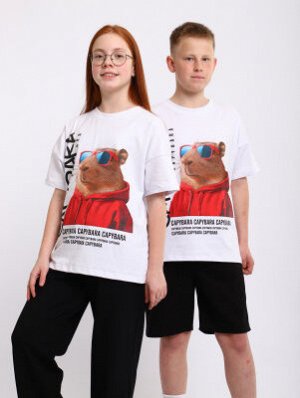 Футболка "Капибара" белый
