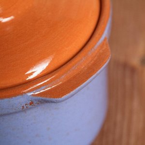 Сотейник Ломоносовская керамика, 600 мл, цвет сиреневый