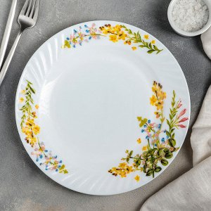 Тарелка обеденная  «Полевые цветы», d=25 см