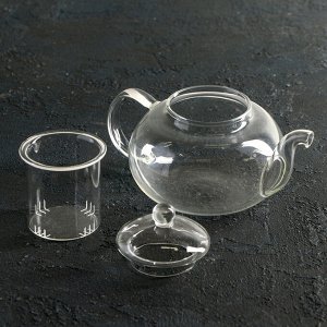 Чайник заварочный «Валенсия», 600 мл, со стеклянным ситом