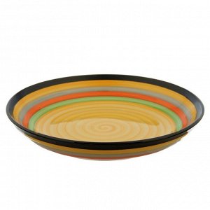 Тарелка суповая «Индия», 20?3 см, цвет МИКС