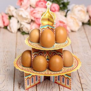 Подставка пасхальная на 12 яиц «Храм»