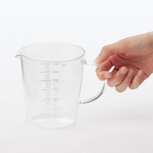 MUJI Heatproof Glass Measuring Cup – мерный стакан из термостойкого стекла 500 мл
