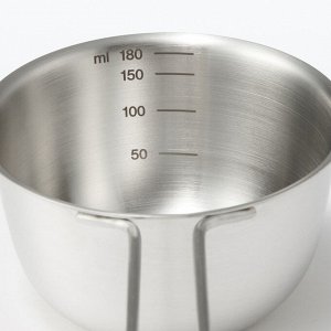 MUJI Stainless Steel Measuring Cup – мерный стакан из нержавеющей стали 200 мл