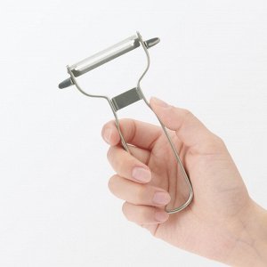 MUJI Stainless Steel Peeler – универсальная овощечистка из нержавеющей стали