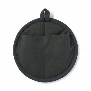 MUJI Cotton Pot Holder Glove – прихватка-подставка из хлопка – тёмно-серая
