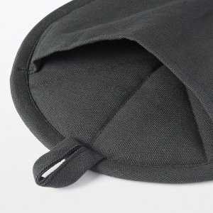 MUJI Cotton Pot Holder Glove – прихватка-подставка из хлопка – тёмно-серая