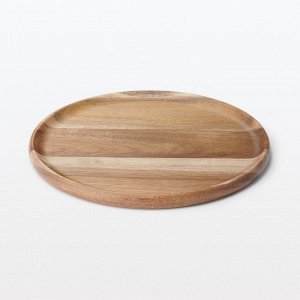 MUJI Acacia Round Cutting Board - круглая разделочная доска/тарелка из акации