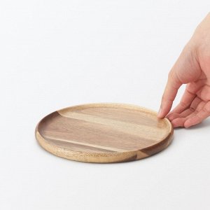 MUJI Acacia Round Cutting Board - круглая разделочная доска/тарелка из акации