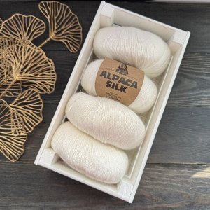 Пряжа Alpaca Silk Альпака 60%, Шелк 40%, 50гр/150 м