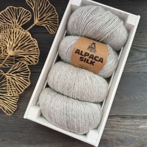 Пряжа Alpaca Silk Альпака 60%, Шелк 40%, 50гр/150 м