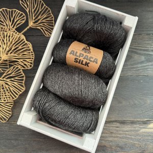 Пряжа Alpaca Silk Альпака 60%, Шелк 40%, 50гр/150 м