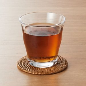 MUJI Round Woven Coaster – плетёная круглая подставка под кружку (10 см)