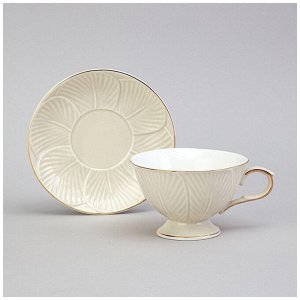Чайная пара из фарфора Top Style Elegance, 250 мл, 1 шт.