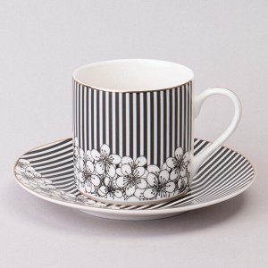 Элегантный кофейный набор "Top Style" для двоих на 4 предмета, 180 мл, 1 шт.