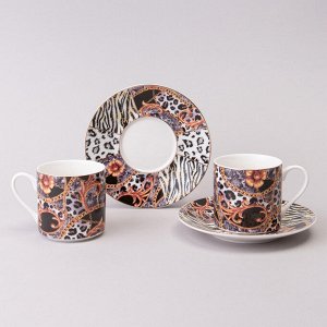 Кофейный набор "Top Style" для двоих - 4 предмета, 180 мл, 1 шт.