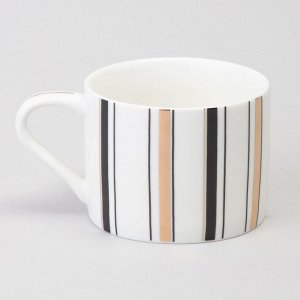 Чайный набор из фарфора LEFARD TOP STYLE на 2 персоны, 250 мл — современная классика с геометрическим принтом, подарочная упаковка, 1 шт.