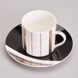 Элегантный кофейный набор "Top Style" на 6 персон, 12 предметов, 180 мл, 1 шт.