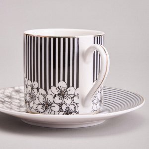 Элегантный кофейный набор "Top Style" на 6 персон, 12 предметов, 180 мл, 1 шт.