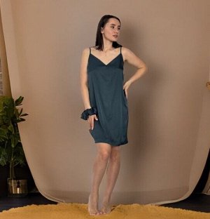 Сорочка женская на бретельках шёлк армани