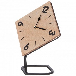 Элегантные настольные часы 23.5x14x26 см - стильный акцент для вашего интерьера, 1 шт.
