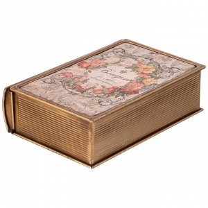 Элегантная шкатулка-книжка 17x12x5 см для хранения мелочей, 1 шт.